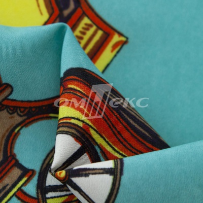 Плательная ткань "Фламенко" 16.2, 80 гр/м2, шир.150 см, принт этнический - купить в Уссурийске. Цена 241.49 руб.