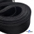 Регилиновая лента мягкая, пластик, шир.40мм, (уп.22+/-0,5м), цв.- черный - купить в Уссурийске. Цена: 294 руб.