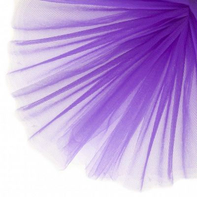 Фатин матовый 16-85, 12 гр/м2, шир.300см, цвет фиолетовый - купить в Уссурийске. Цена 96.31 руб.
