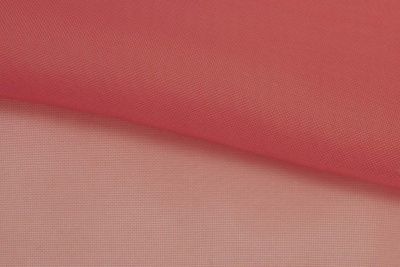 Портьерный капрон 15-1621, 47 гр/м2, шир.300см, цвет т.розовый - купить в Уссурийске. Цена 137.27 руб.