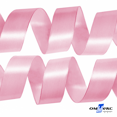050-нежно-розовый Лента атласная упаковочная (В) 85+/-5гр/м2, шир.50 мм (1/2), 25+/-1 м - купить в Уссурийске. Цена: 120.46 руб.