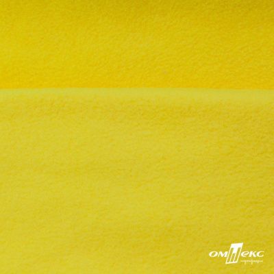 Флис DTY 14-0760, 240 г/м2, шир. 150 см, цвет яркий желтый - купить в Уссурийске. Цена 640.46 руб.