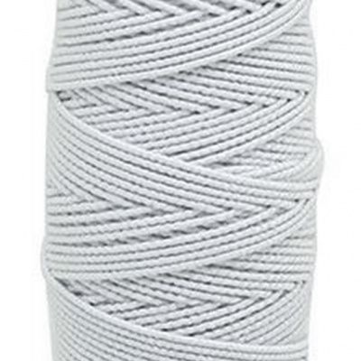 Нитка - резинка Спандекс 25 м (уп-10шт)-белые - купить в Уссурийске. Цена: 35.65 руб.