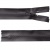 Молния водонепроницаемая PVC Т-7, 20 см, неразъемная, цвет (301)-т.серый - купить в Уссурийске. Цена: 21.56 руб.