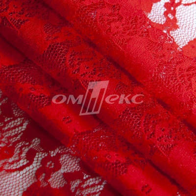 Кружевное полотно стрейч 15A61/RED, 100 гр/м2, шир.150см - купить в Уссурийске. Цена 1 580.95 руб.