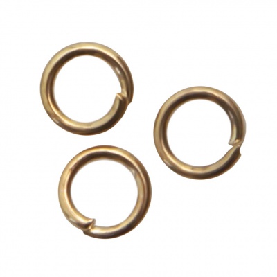 Кольцо  соединительное для бижутерии 4 мм, цв.-золото - купить в Уссурийске. Цена: 0.41 руб.