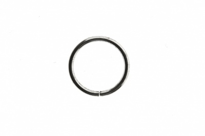 Кольцо металлическое d-15 мм, цв.-никель - купить в Уссурийске. Цена: 2.45 руб.