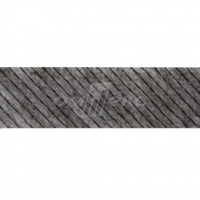 KQ217N -прок.лента нитепрошивная по косой 15мм графит 100м - купить в Уссурийске. Цена: 2.24 руб.