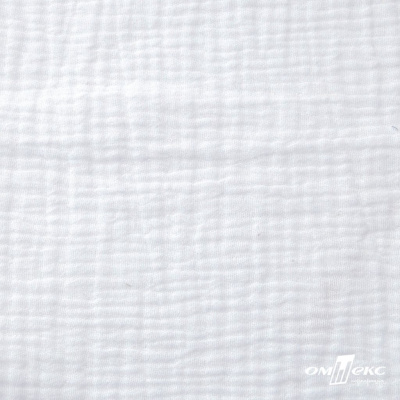 Ткань Муслин, 100% хлопок, 125 гр/м2, шир. 140 см #201 цв.(2)-белый - купить в Уссурийске. Цена 464.97 руб.