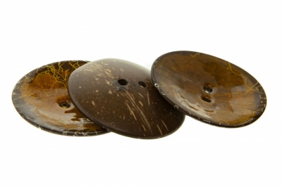 Деревянные украшения для рукоделия пуговицы "Кокос" #4 - купить в Уссурийске. Цена: 66.23 руб.