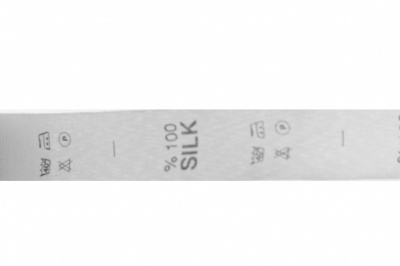 Состав и уход за тк.100% Silk (4000 шт) - купить в Уссурийске. Цена: 737.09 руб.