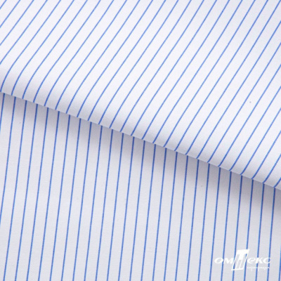 Ткань сорочечная Ронда, 115 г/м2, 58% пэ,42% хл, шир.150 см, цв.3-голубая, (арт.114) - купить в Уссурийске. Цена 306.69 руб.