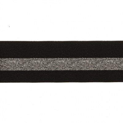 #2/6-Лента эластичная вязаная с рисунком шир.52 мм (45,7+/-0,5 м/бобина) - купить в Уссурийске. Цена: 69.33 руб.