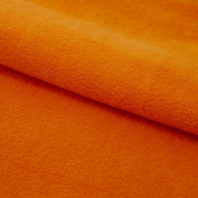 Флис DTY 16-1358, 250 г/м2, шир. 150 см, цвет оранжевый - купить в Уссурийске. Цена 640.46 руб.