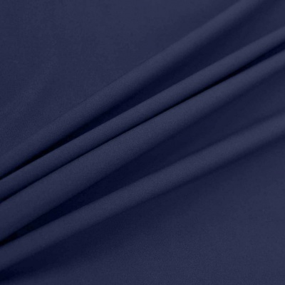 Костюмная ткань с вискозой "Салерно", 210 гр/м2, шир.150см, цвет т.синий/Navy - купить в Уссурийске. Цена 446.37 руб.