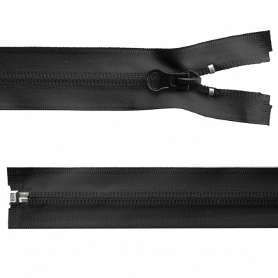 Молния водонепроницаемая PVC Т-7, 100 см, разъемная, цвет чёрный - купить в Уссурийске. Цена: 61.89 руб.