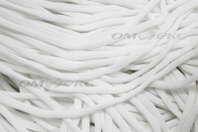 Шнур Т-02 (4с2) мелкое плетение 4мм 100 м белый - купить в Уссурийске. Цена: 2.50 руб.