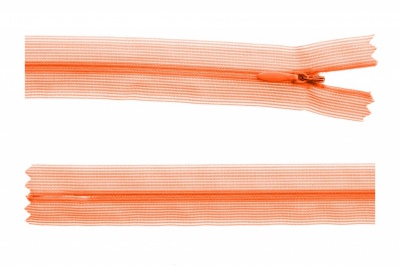 Молния потайная Т3 849, 50 см, капрон, цвет оранжевый - купить в Уссурийске. Цена: 8.87 руб.