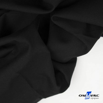 Ткань костюмная "Матте" 80% P, 16% R, 4% S, 170 г/м2, шир.150 см, цв-черный #1 - купить в Уссурийске. Цена 372.90 руб.