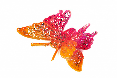 Бабочка декоративная пластиковая #10 - купить в Уссурийске. Цена: 7.09 руб.