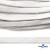 Шнур плетеный d-8 мм плоский, 70% хлопок 30% полиэстер, уп.85+/-1 м, цв.1018-белый - купить в Уссурийске. Цена: 735 руб.