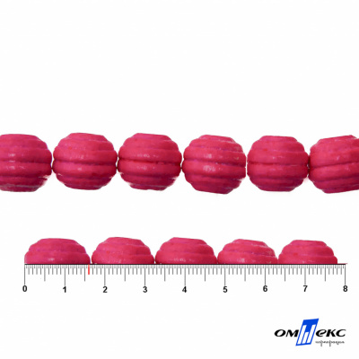 0309-Бусины деревянные "ОмТекс", 16 мм, упак.50+/-3шт, цв.023-розовый - купить в Уссурийске. Цена: 62.22 руб.