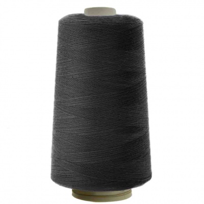 Швейные нитки (армированные) 28S/2, нам. 2 500 м, цвет чёрный - купить в Уссурийске. Цена: 139.91 руб.