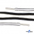 Шнурки #4-27, круглые 130 см, двухцветные (черно/белый) - купить в Уссурийске. Цена: 47.04 руб.