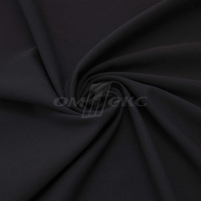 Ткань костюмная "Меган", 78%P 18%R 4%S, 205 г/м2 ш.150 см, цв-черный (Black) - купить в Уссурийске. Цена 392.32 руб.