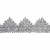 Тесьма металлизированная 0384-0240, шир. 40 мм/уп. 25+/-1 м, цвет серебро - купить в Уссурийске. Цена: 490.74 руб.