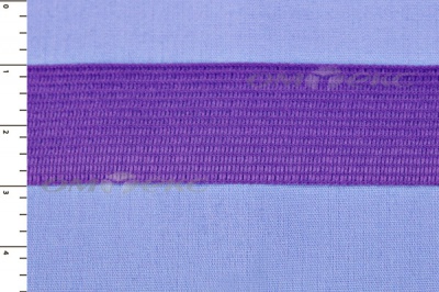 Окантовочная тесьма №0225, шир. 22 мм (в упак. 100 м), цвет фиолет - купить в Уссурийске. Цена: 271.60 руб.