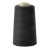 Нитки швейные 100% полиэстер 40/2, (3200 ярд), первый сорт, черные - купить в Уссурийске. Цена: 86.79 руб.