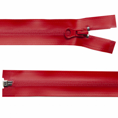 Молния водонепроницаемая PVC Т-7, 60 см, разъемная, цвет (820) красный - купить в Уссурийске. Цена: 49.39 руб.