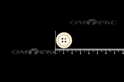 Пуговица деревянная круглая №33 (18мм) - купить в Уссурийске. Цена: 2.55 руб.