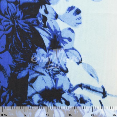 Плательная ткань "Фламенко" 19.1, 80 гр/м2, шир.150 см, принт растительный - купить в Уссурийске. Цена 241.49 руб.