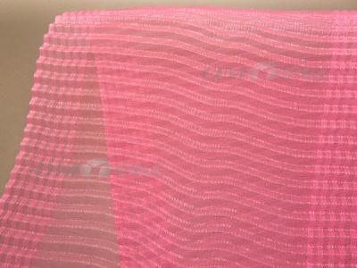 Лента капроновая "Гофре", шир. 110 мм/уп. 50 м, цвет розовый - купить в Уссурийске. Цена: 35.60 руб.