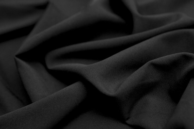 Костюмная ткань с вискозой "Флоренция", 195 гр/м2, шир.150см, цвет чёрный - купить в Уссурийске. Цена 502.24 руб.