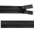 Молния водонепроницаемая PVC Т-7, 20 см, неразъемная, цвет чёрный - купить в Уссурийске. Цена: 21.56 руб.