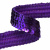 Тесьма с пайетками 12, шир. 20 мм/уп. 25+/-1 м, цвет фиолет - купить в Уссурийске. Цена: 786.13 руб.