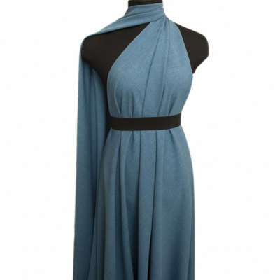 Ткань костюмная габардин "Меланж" 6107А, 172 гр/м2, шир.150см, цвет голубой - купить в Уссурийске. Цена 299.21 руб.