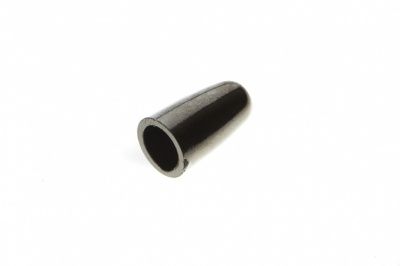 8100-Наконечник пластиковый под металл 15 мм-тем.никель - купить в Уссурийске. Цена: 2.45 руб.