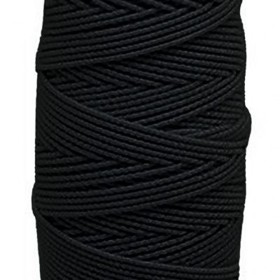 Нитка - резинка Спандекс 25 м (уп-10шт)-чёрные - купить в Уссурийске. Цена: 36.02 руб.