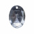 Стразы пришивные акриловые арт.#39/10 - "Кристал", 10х14 мм - купить в Уссурийске. Цена: 0.69 руб.