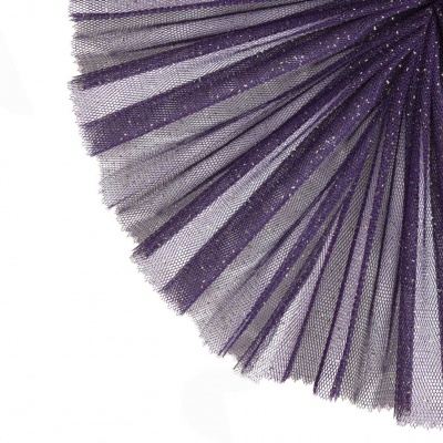 Сетка Глиттер, 24 г/м2, шир.145 см., пурпурный - купить в Уссурийске. Цена 117.24 руб.