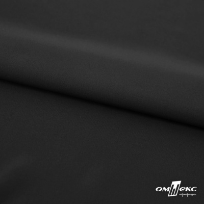 Плательная ткань "Невада", 120 гр/м2, шир.150 см, цвет чёрный - купить в Уссурийске. Цена 254.22 руб.