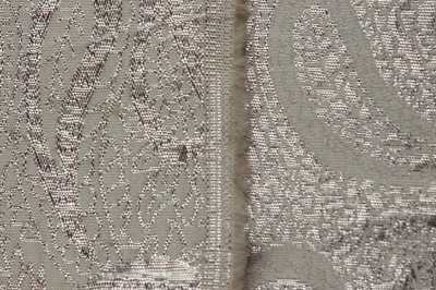 Ткань костюмная жаккард, 135 гр/м2, шир.150см, цвет белый№19 - купить в Уссурийске. Цена 441.94 руб.