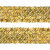 Тесьма с пайетками D16, шир. 35 мм/уп. 25+/-1 м, цвет золото - купить в Уссурийске. Цена: 1 281.60 руб.