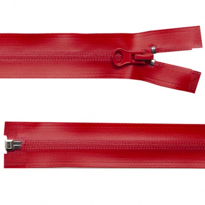 Молния водонепроницаемая PVC Т-7, 90 см, разъемная, цвет (820) красный - купить в Уссурийске. Цена: 61.18 руб.