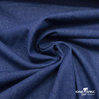 Ткань костюмная "Джинс", 315 г/м2, 100% хлопок, шир. 150 см,   Цв. 7/ Dark blue - купить в Уссурийске. Цена 588 руб.