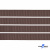 Репсовая лента 005, шир. 6 мм/уп. 50+/-1 м, цвет коричневый - купить в Уссурийске. Цена: 88.45 руб.